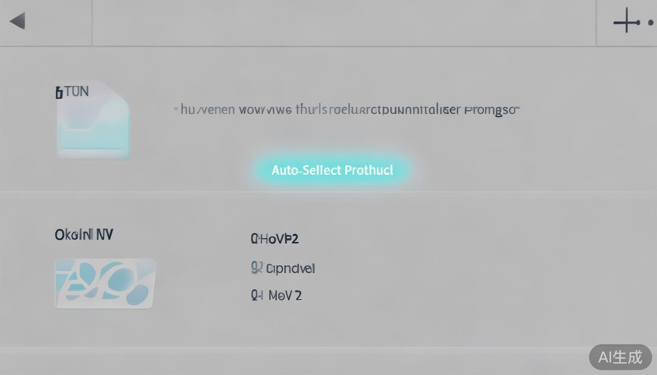 在设置菜单中，可以调整连接协议（如OpenVPN、